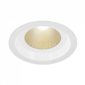 BOOST B IP44 Downlight, rund, weiss, 13W LED, warmweiss