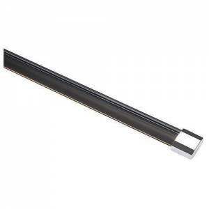 EASYTEC II Schiene, schwarz, 2m, inkl. 2 Endkappen