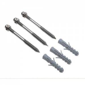 Schraubenset Edelstahl M6 inkl. Hutmuttern, D&uuml;bel...