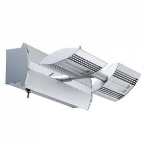 Spotlights Linear LED Balken 2x6W Chrom matt 230/12V Metall