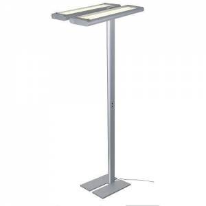 WORK LIGHT FLOOR Stehleuchte, silbergrau, 2G11, 4x55W
