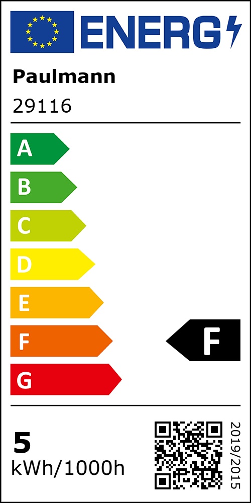 Energielabel für Artikel Paulmann 29116