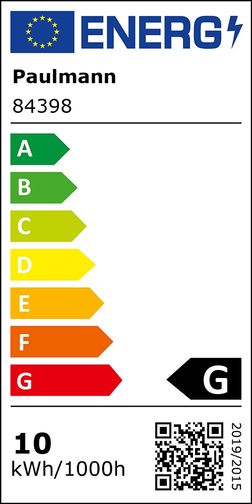 Energielabel für Artikel Paulmann 84398