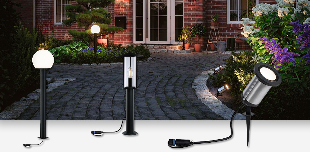 Paulmann Plug & Shine Gartenbeleuchtung mit 24V System