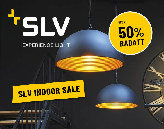 SLV Indoor SALE - bis zu 50% Ersparnis auf viele Innenleuchten
