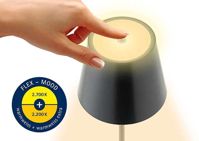 Nuindie - dimmbare Akku Leuchte