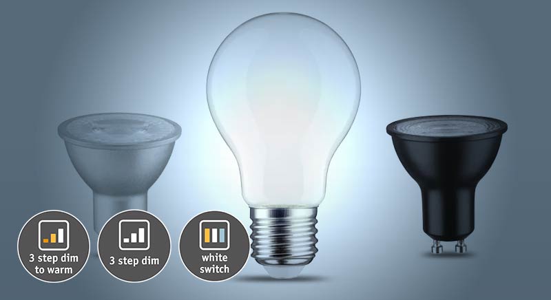 Leuchtmittel mit 3-step-dim Funktion