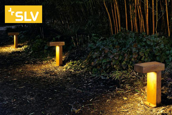 Außenlampen aus Cortenstahl