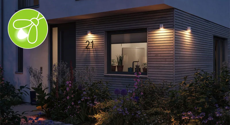 Insektenfreundliche Außenleuchten