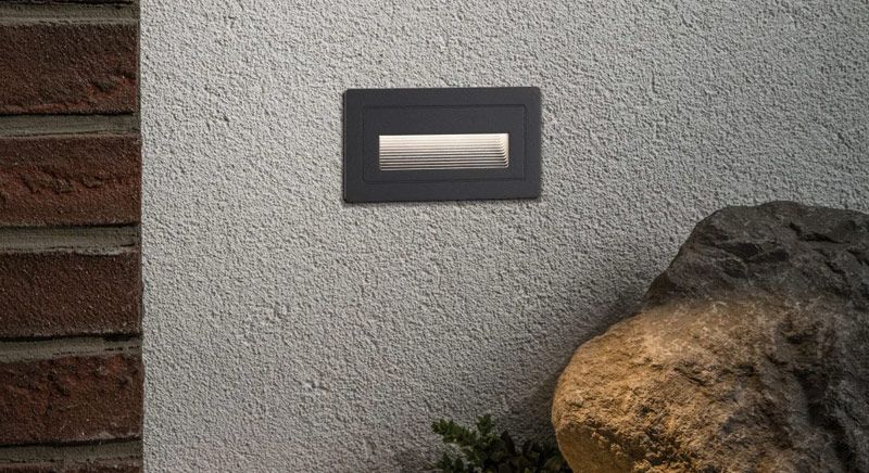 Wandeinbauleuchten für die Außenfassade