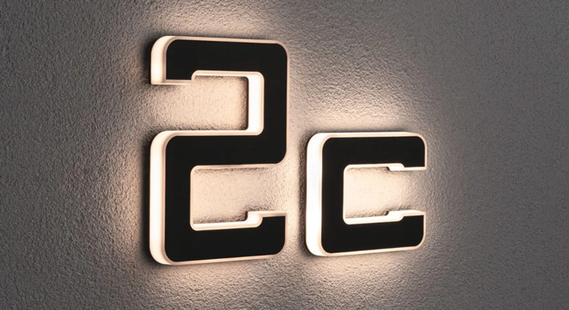 Hausnummer-Beleuchtung günstig online kaufen