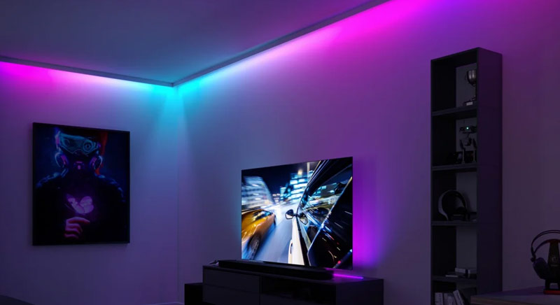 Gaming-Zimmer Beleuchtung mit LED Strips