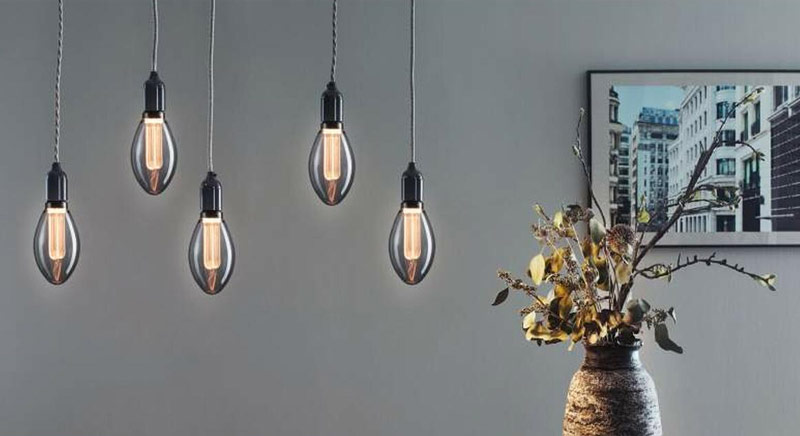 Rauchglas Lampen und Leuchten