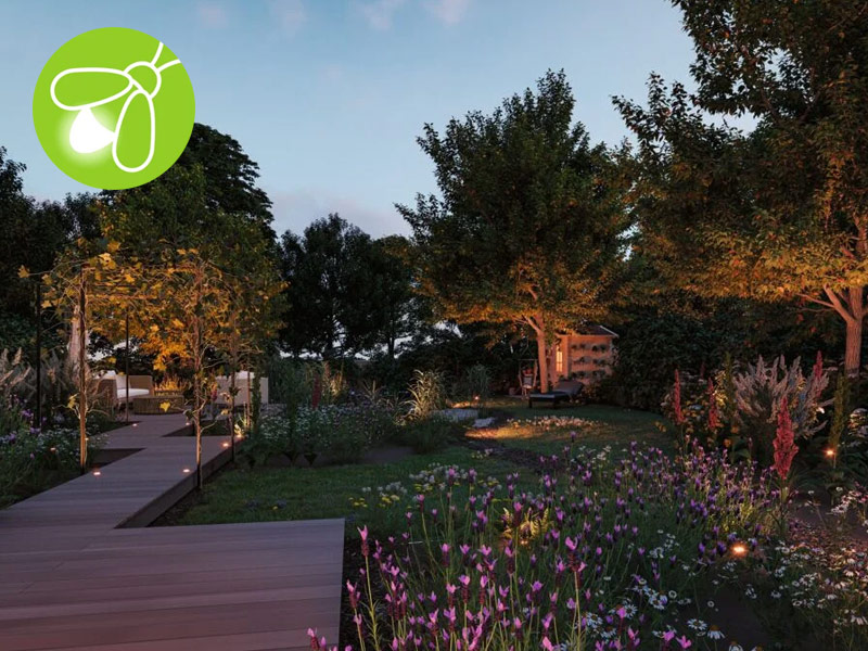 Insektenfreundliche Beleuchtung für Haus & Garten