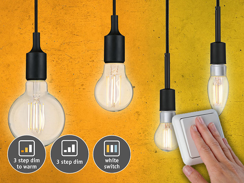 Lampen und Leuchten mit 3-Stufen-Dimmer