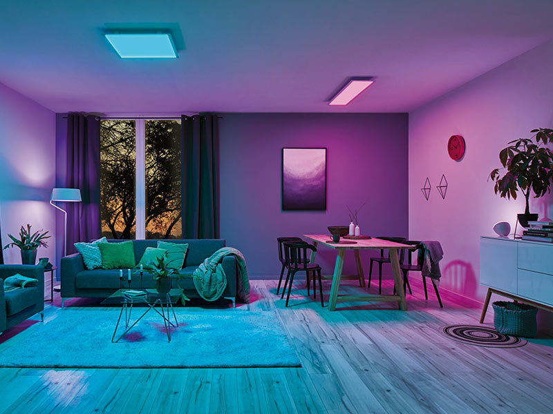 LED Panel mit RGBW Farbwechsel Funktion