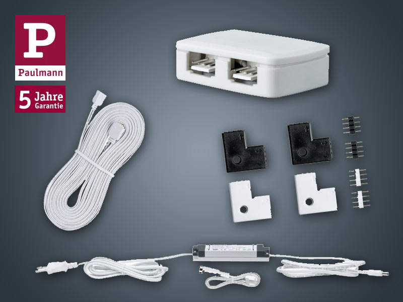 Vielfältiges Zubehör für YourLED Strips von Paulmann