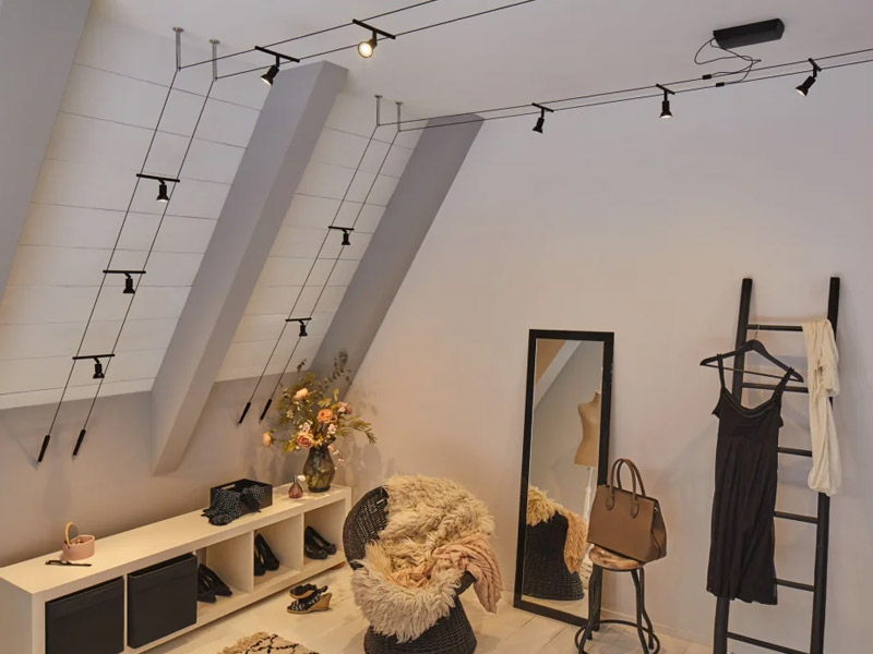 Lampen Seilsysteme mit LED-Technik