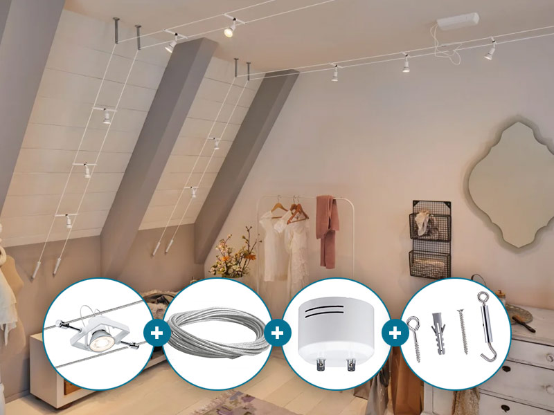 LED Seilsystem Komplett Sets online kaufen