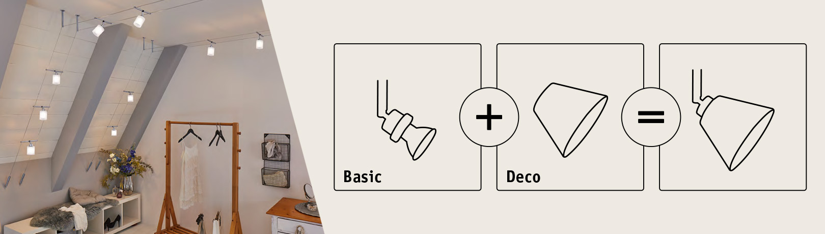 Lampenschirme aus Glas oder Stoff - DecoSystems Paulmann