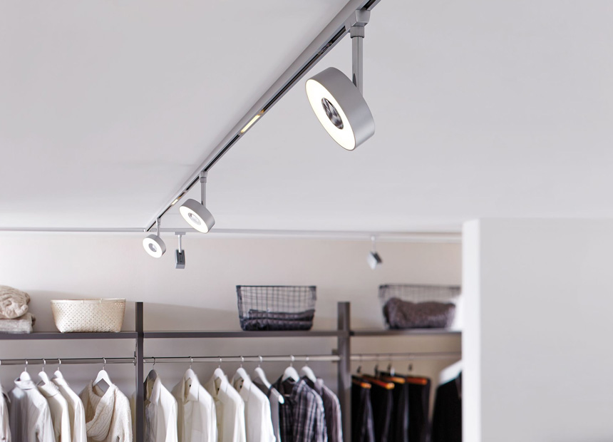 Konfigurator Schienensystem Paulmann URail chrom matt