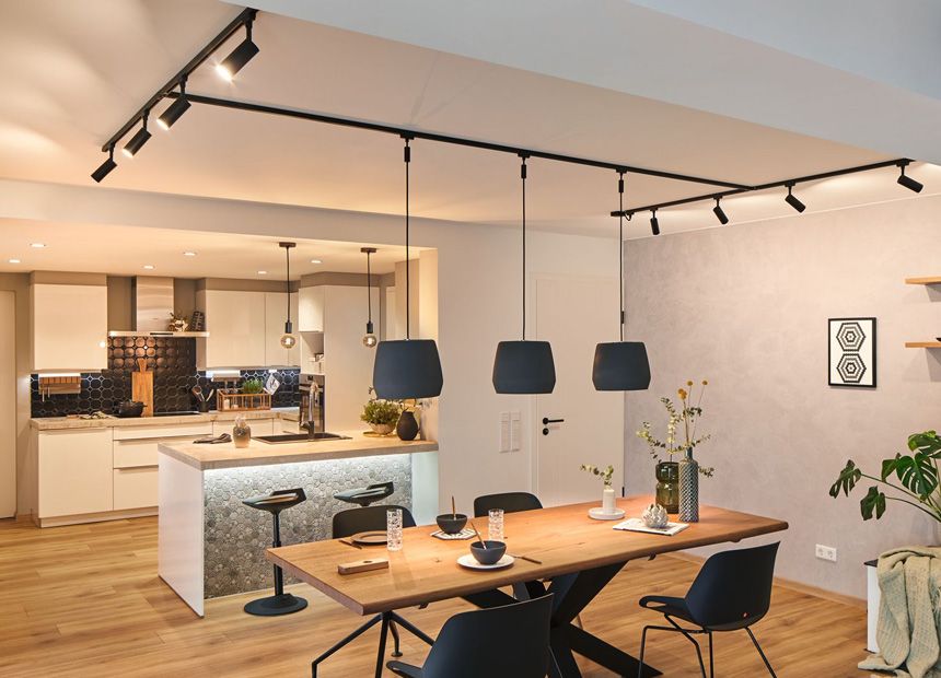 Konfigurator Schienensystem Paulmann URail schwarz-matt