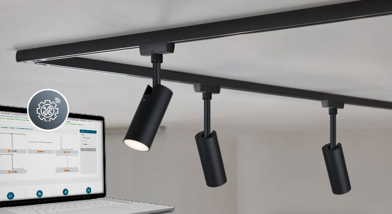 Stromschienen online Konfigurator URail schwarz-matt