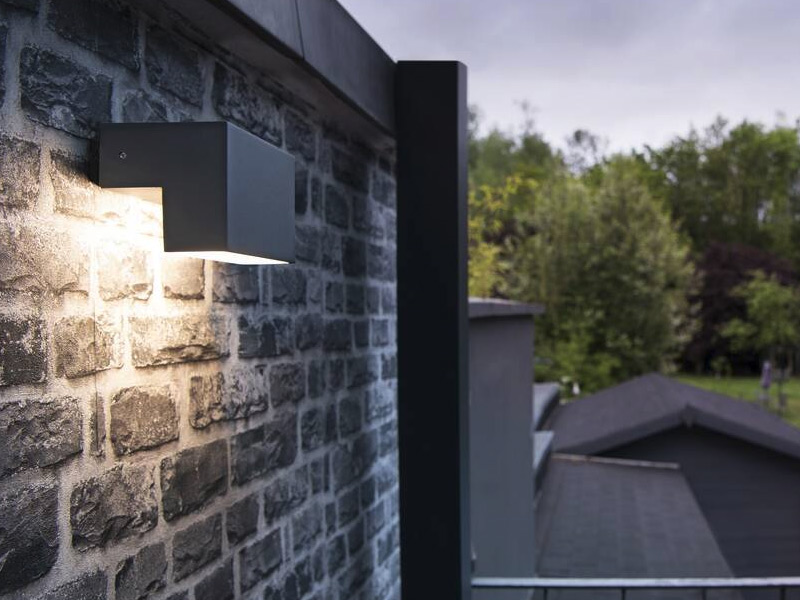 Außenwandleuchten Anthrazit Grau