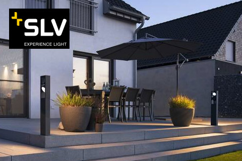 SLV ESKINA Standleuchten Außen