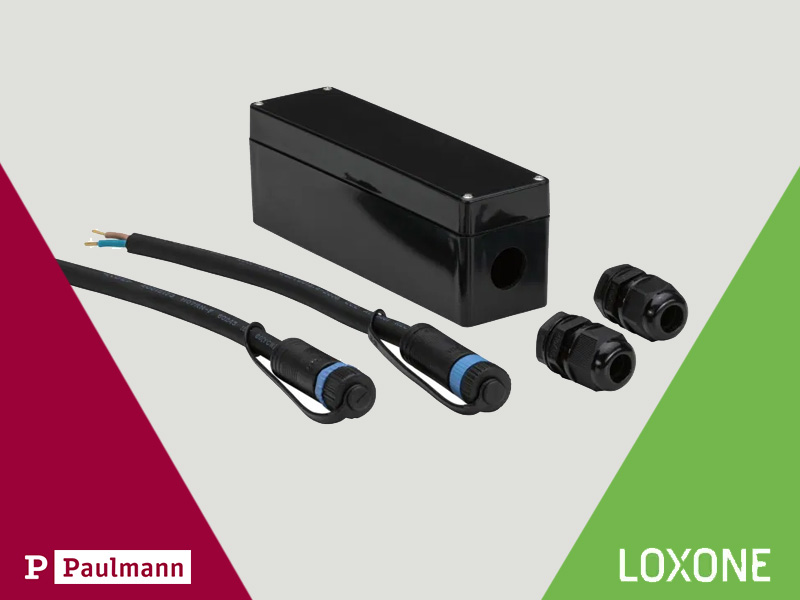 Plug & Shine Connection Box für Loxone Compact Dimmer