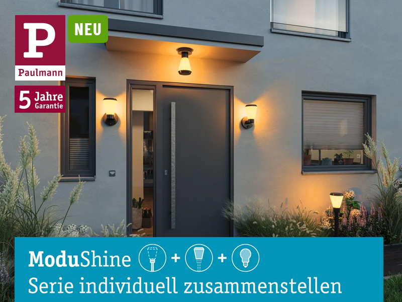 Paulmann ModuShine – Das modulare 230-Volt-Gartenbeleuchtungssystem
