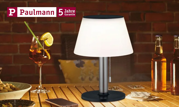 Paulmann Lillesol LED Solar Tischleuchte IP44 dimmbar