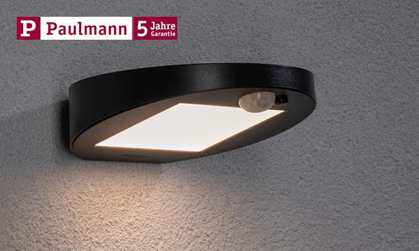Paulmann Ryse Solarwandleuchte mit Bewegungsmelder
