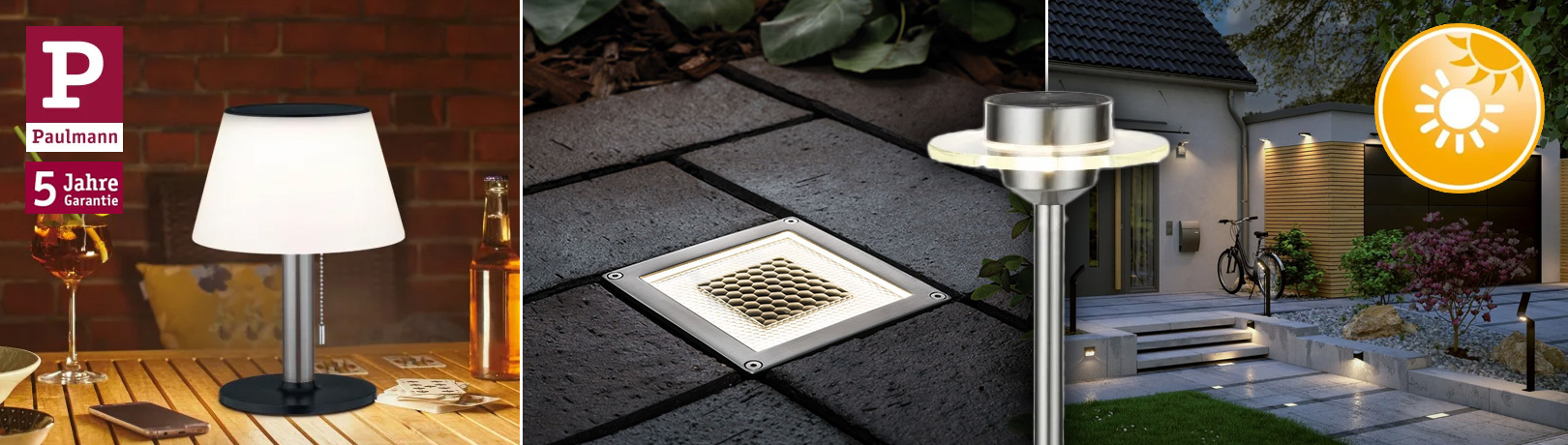 Paulmann Solarleuchten Outdoor und Garten