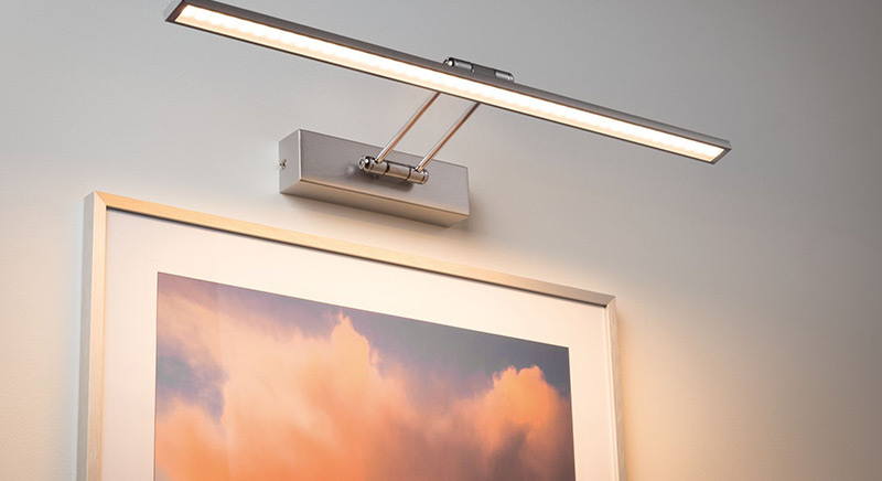 Bilderleuchten im Esszimmer