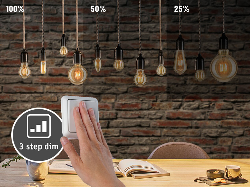 3-step-dim LED Leuchtmittel Paulmann