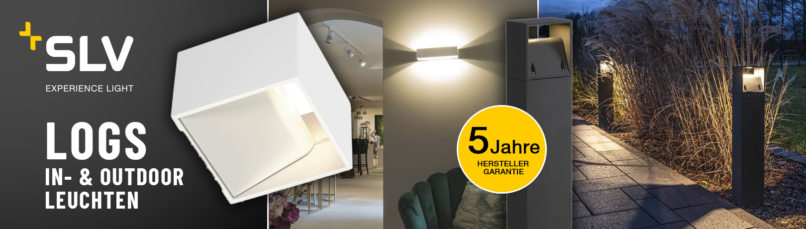 SLV LOGS Leuchten für Indoor und Outdoor