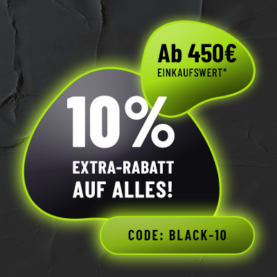 Black Friday Week: 10 Prozent Extra-Rabatt auf alle Artikel