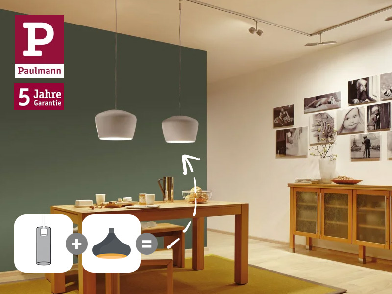 URail Lampenschirme selbst zusammenstellen - DecoSystem und 2easy Pendel