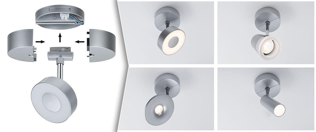 URail 230V Aufhängung - Deckenspot für URail-Lampen