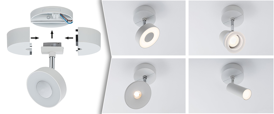 URail Einzel-Spot Aufhängung für URail-Lampen an der Decke