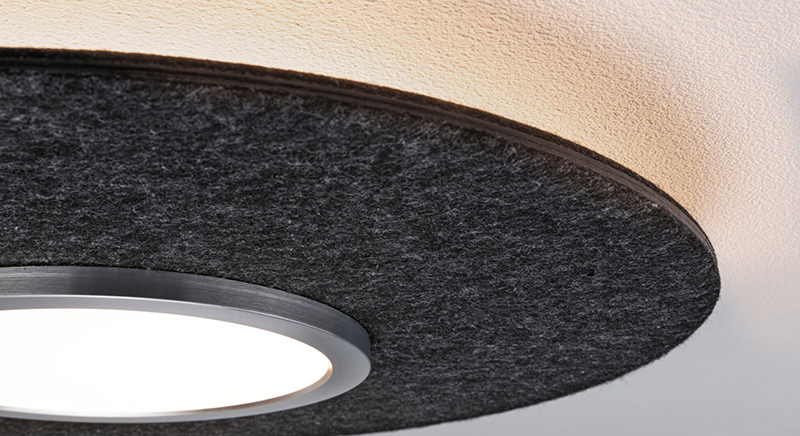 Wohnraumleuchten aus Filz