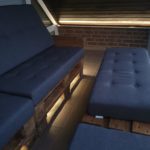 DIY-Projekt Paletten Lounge mit LED-Stripe Beleuchtung