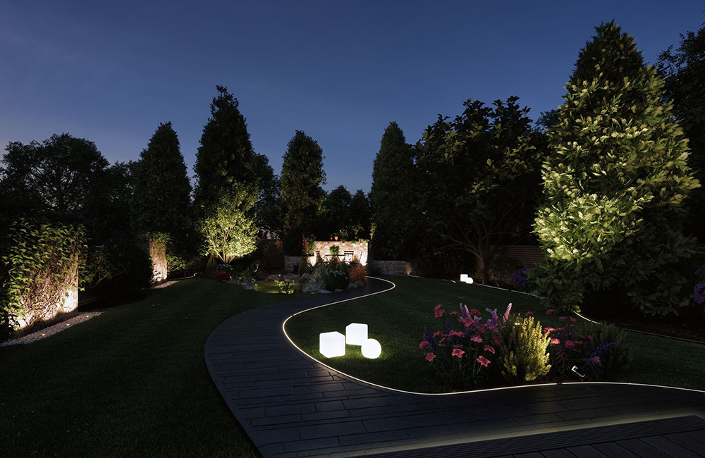 Smart Home Gartenbeleuchtung