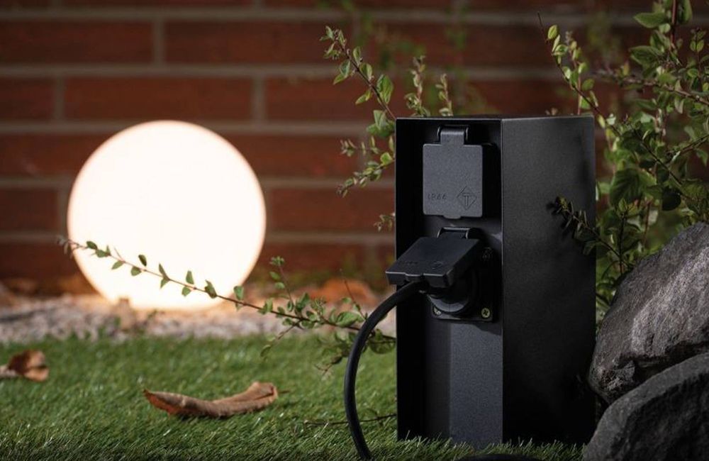 Outdoor Steckdosensäule