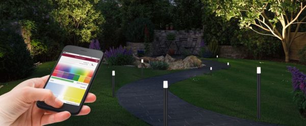 Smarte Gartenbeleuchtung - Außenbeleuchtung via App steuern