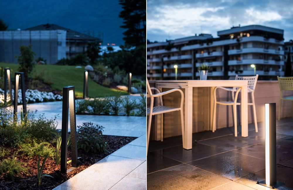 Pollerleuchten mit Bewegungsmelder