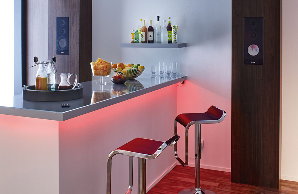 Indirekte Beleuchtung der Küchenarbeitsplatte