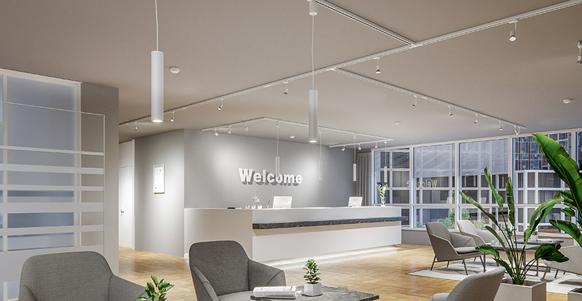 Schienensystem für gewerbliche Anforderungen