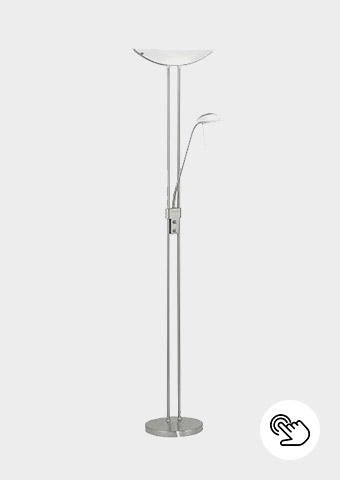 EGLO Standfluter für indirektes Licht im Wohnzimmer